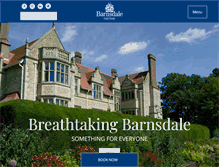 Tablet Screenshot of barnsdalehotel.co.uk